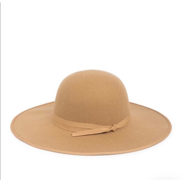 Vince Camuto Wide Brim Hat One Size Tan NWT - Picture 1 of 7